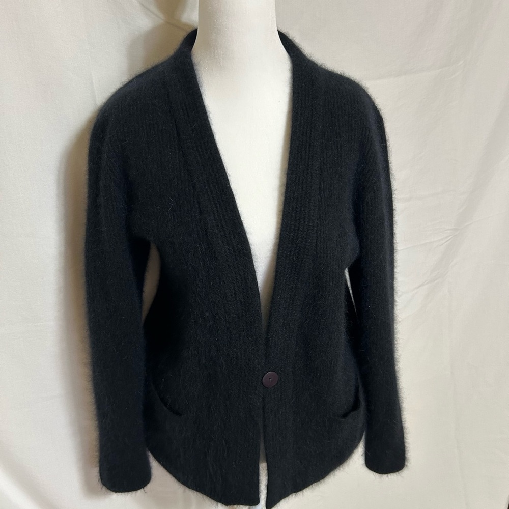 Chic Black Women's Cardigan Sweater
